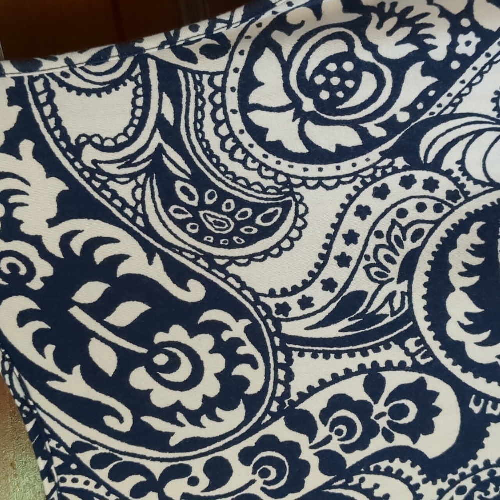 Talbots Knit Jersey Maxi Dress Paisley - Picture 9 of 9